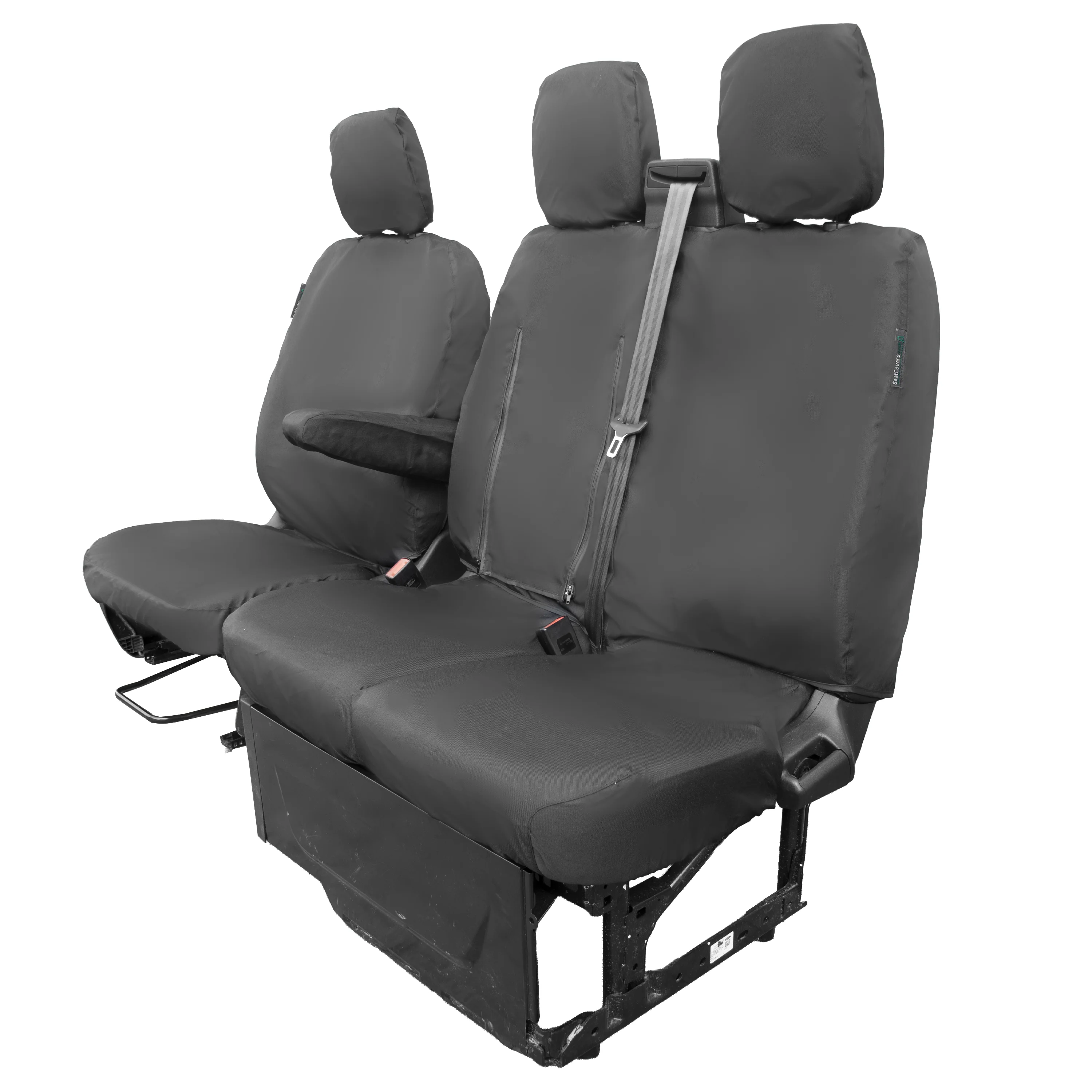 Ford Transit Custom Van 2013-2024 Tailored  Seat Cover - Three Front Seats - Image 3