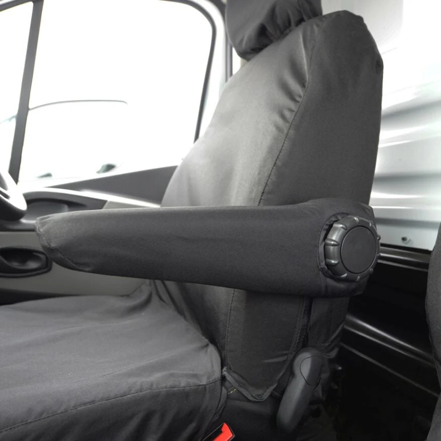 Nissan NV400 Van 2011-2022 Tailored Seat Covers - Three Front Seats No Folding Middle Seat - Image 4