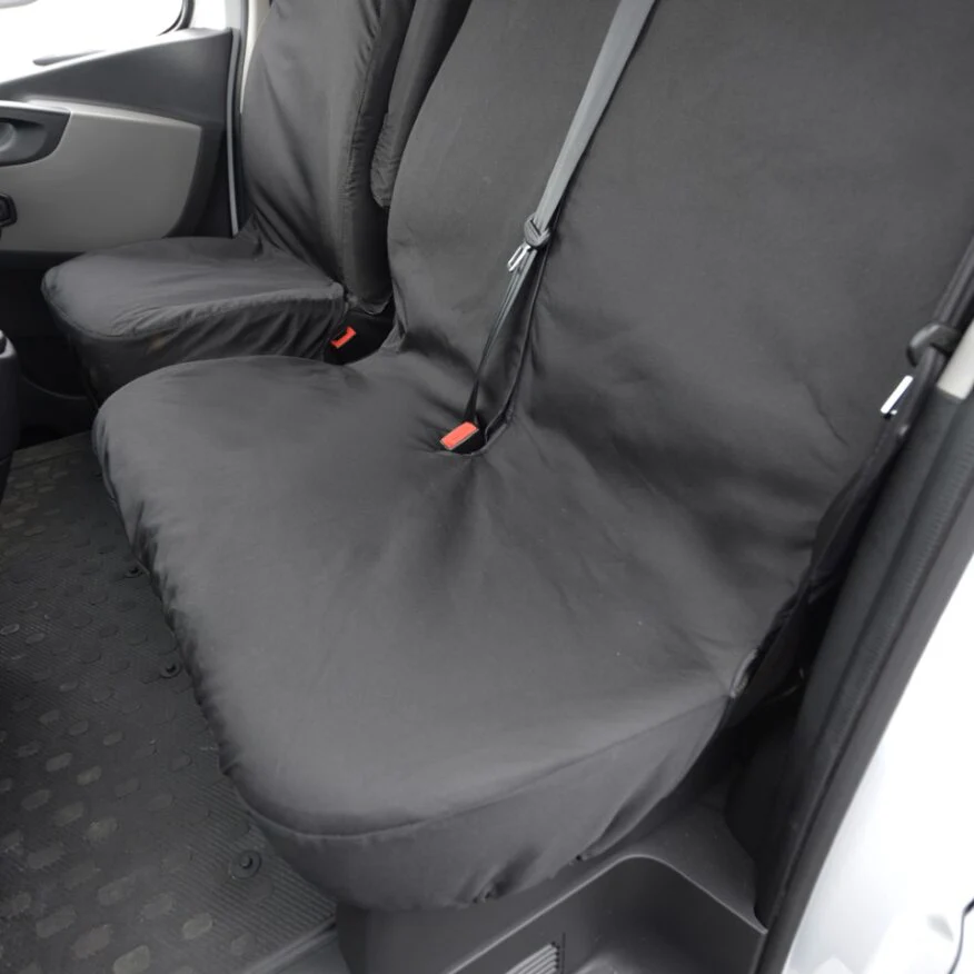 Vauxhall Vivaro Van 2014-2019 Tailored  Seat Covers - Three Front Seats  Three Front Seats No Under Seat Storage - Image 2