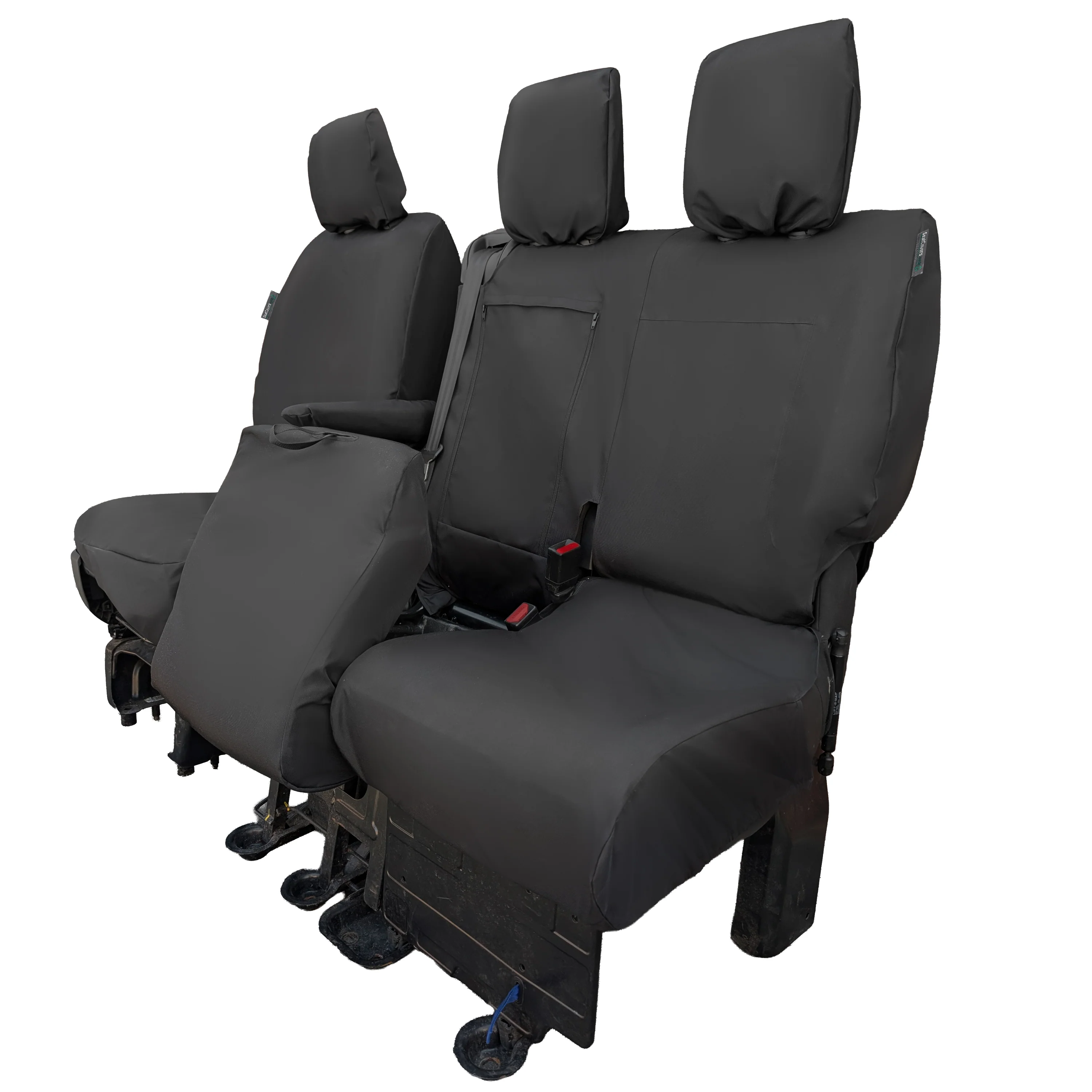 Vauxhall Vivaro Van 2019+ Tailored  Seat Cover - Single Driver & Double Passenger Split Base Seat - Image 3