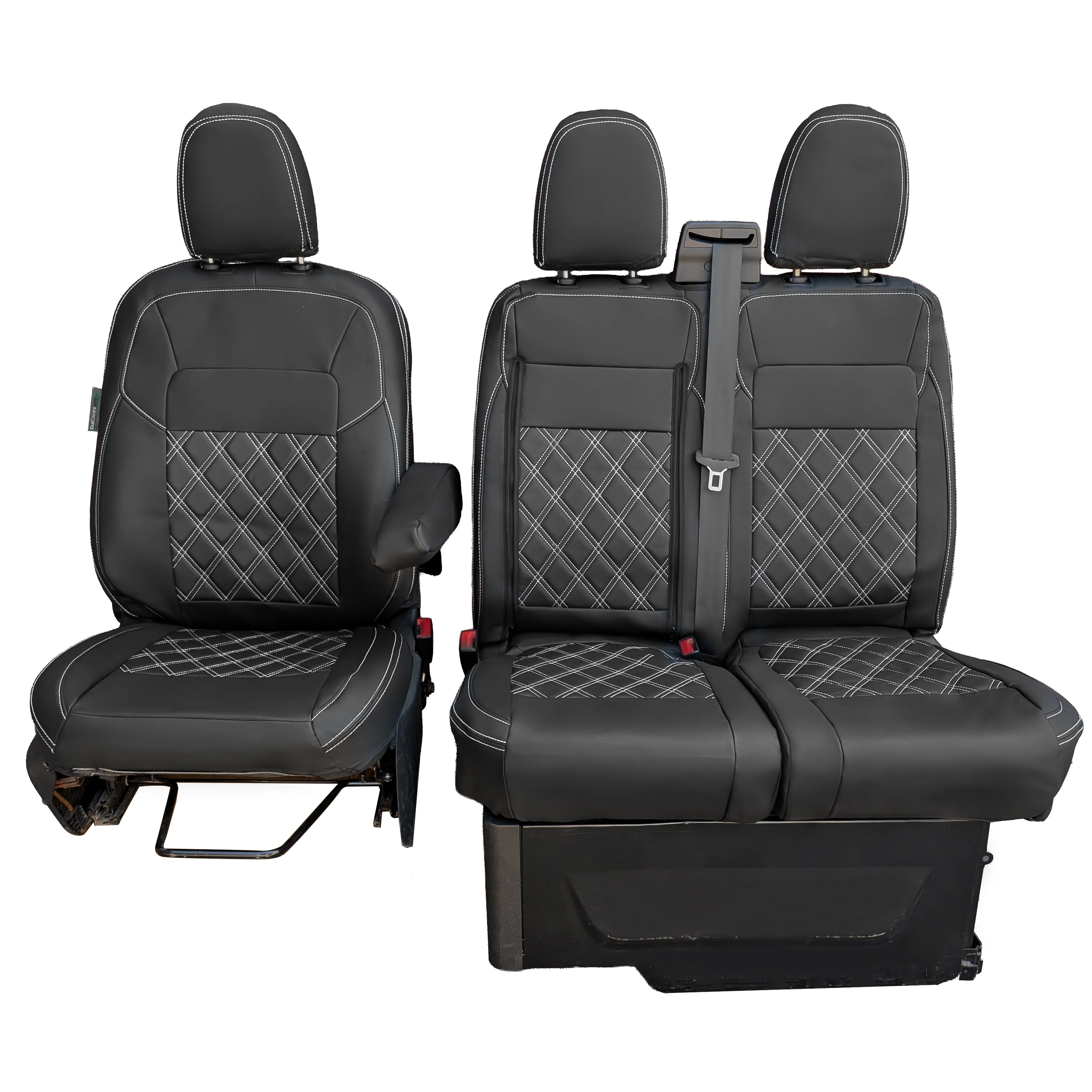 Volkswagen T7 2025+ Leatherette Seat Covers - Three Front Seats - Image 3
