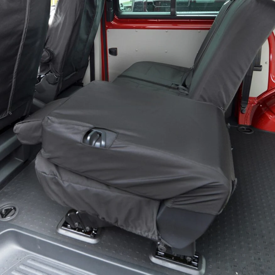 Volkswagen Transporter T5 Shuttle Minibus Van 2004-2015 Tailored  Seat Covers - Rear Three Single  Seat Second Row - Image 4